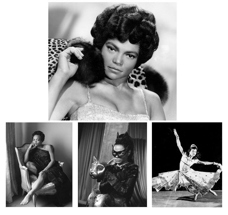 Chick of the Week Retro Steeze: Eartha Kitt and Bettie Page.